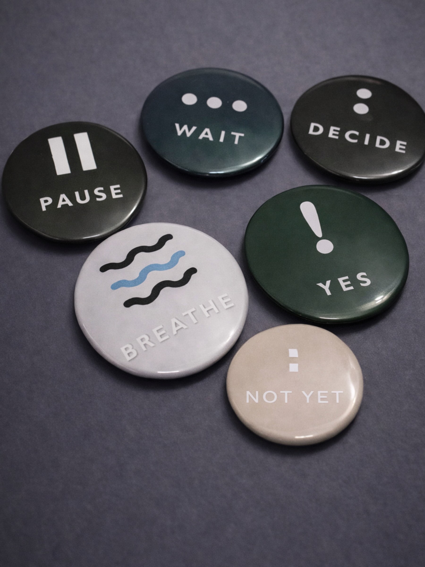 minimalist button designs