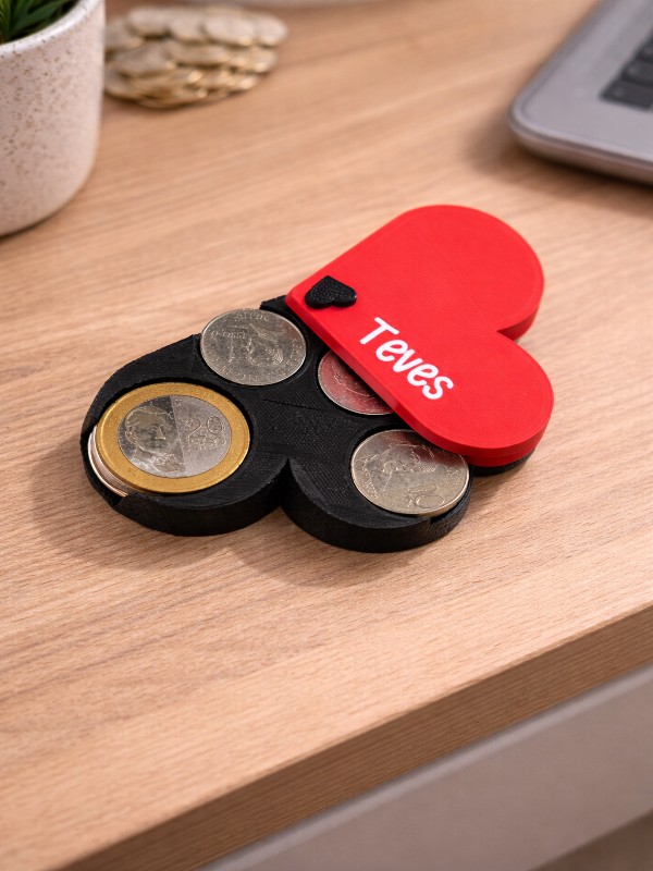 Coin Organizer (Heart)