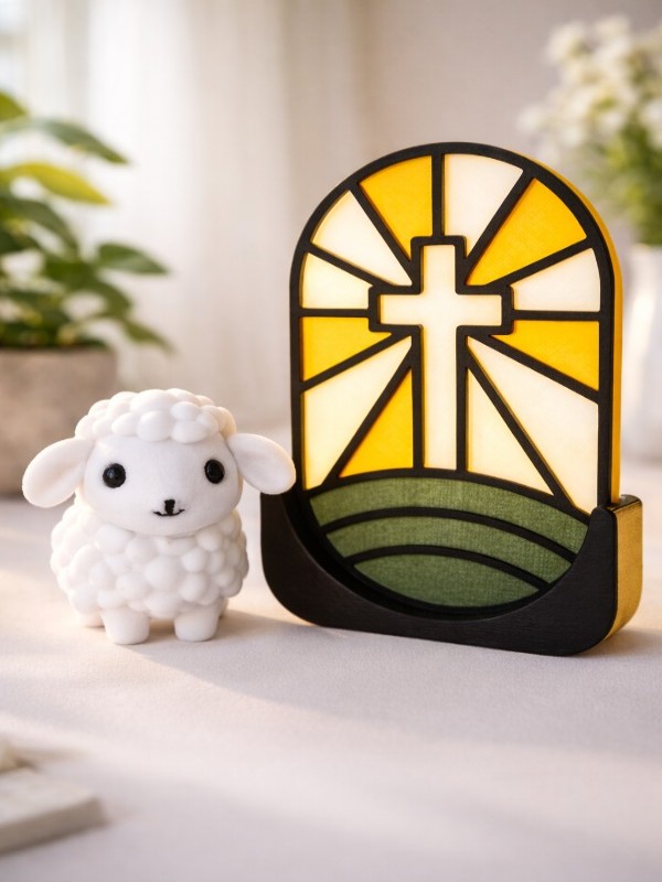 Sheep and Stained Glass